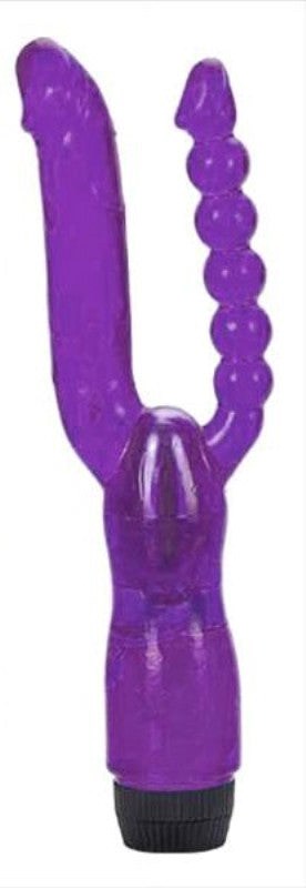 Elevate Your Pleasure with Xcel - 10-Inch Dual Stimulation Vibrator - G-Spot Vibrators