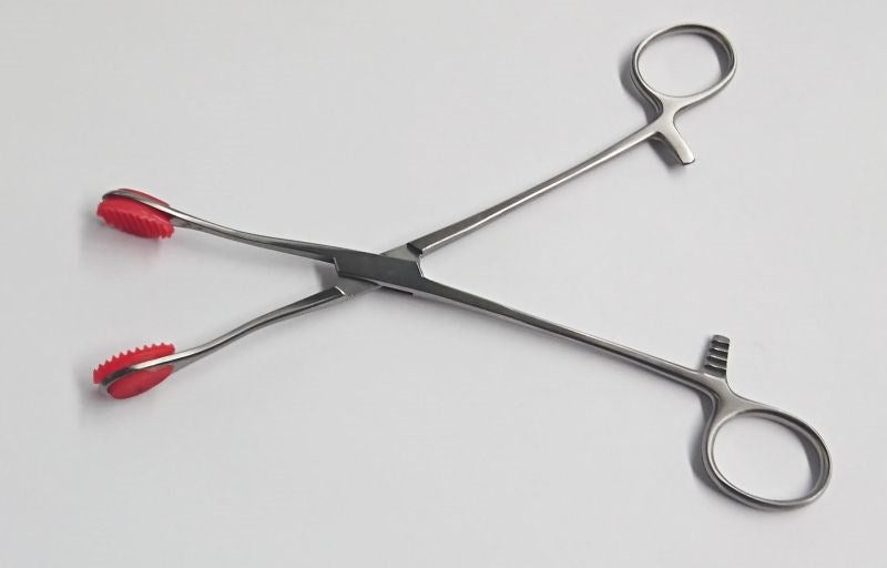 Young Tongue forceps with Straight Handle 20cm Dental and Clinical