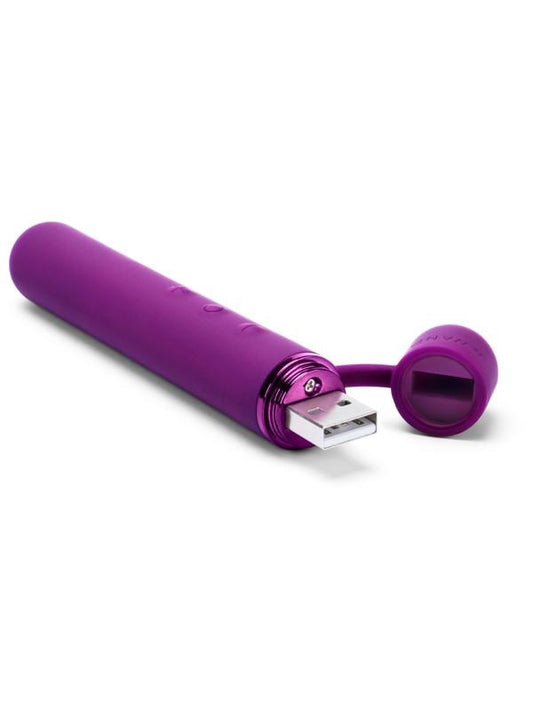 Le Wand Chrome Baton - Rechargeable Vibrating Massager for Pleasure Seekers - Bullet Vibrators
