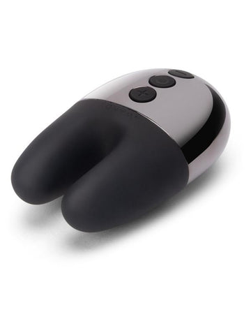 Le Wand Chrome Mini Double Vibrator - Discreet Dual Stimulation - Rabbit Vibrators