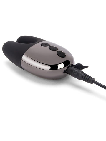 Le Wand Chrome Mini Double Vibrator - Discreet Dual Stimulation - Rabbit Vibrators