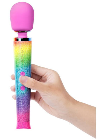 Le Wand Rainbow Ombre Vibrating Body Wand Massager - Body Wands