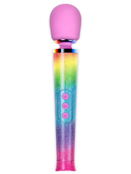 Le Wand Rainbow Ombre Vibrating Body Wand Massager - Body Wands