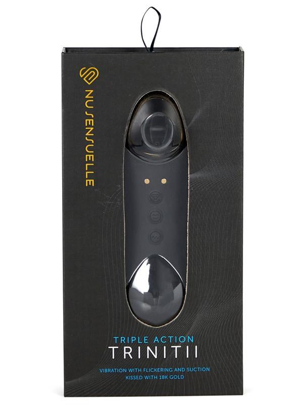 Nu Sensuelle Trinitii Rechargeable Flickering Tongue Vibrator Finger and Tongue Vibrators