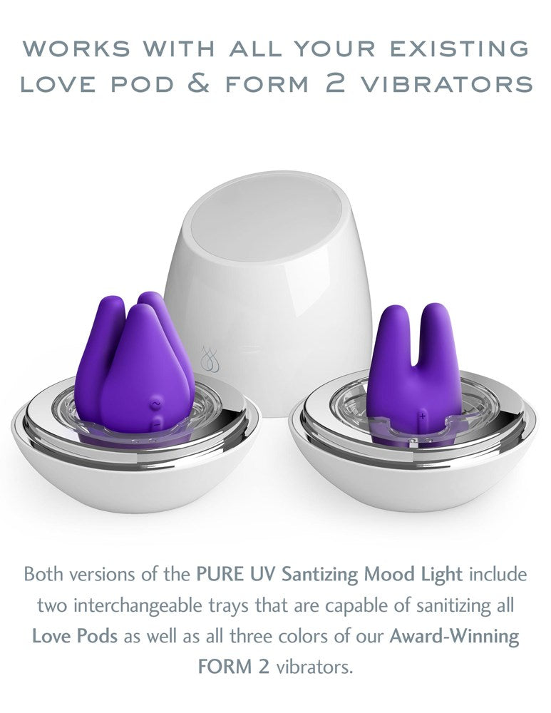 Pure UV Sanitizing Mood Light Love Pods Tre Ultraviolet Edition Clit Ticklers and Pulsators