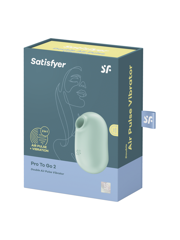 Satisfyer Pro To Go 2 Air Pulse Clitoral Massager Clit Ticklers and Pulsators