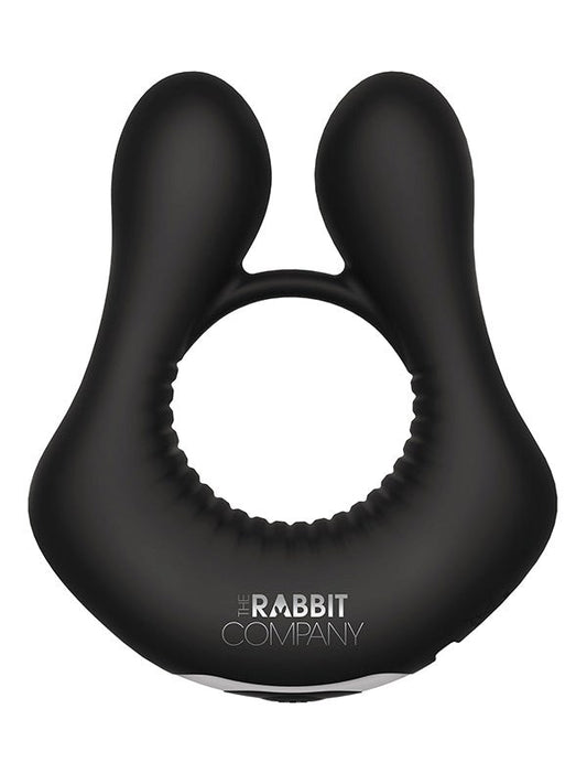 The Rabbit Company's Deluxe Vibrating Silicone Pleasure Ring - Silicone Cock Rings