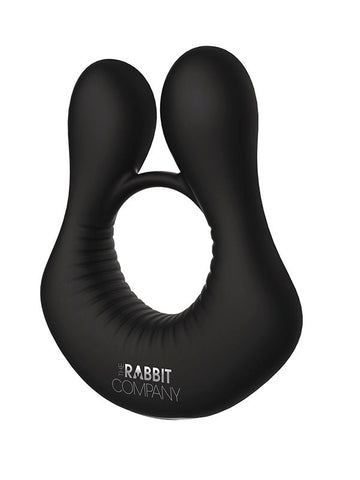 The Rabbit Company's Deluxe Vibrating Silicone Pleasure Ring - Silicone Cock Rings