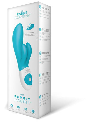 The Rumbly Rabbit - 15 Function Dual Stimulation Vibrator - Rabbit Vibrators