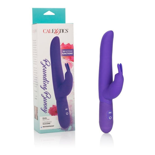 10 Function Silicone Bounding Bunny Rabbit Vibrator - Rabbit Vibrators