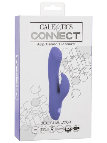 CalExotics Connect Dual Stimulator G-Spot Rabbit Vibrator - Rabbit Vibrators