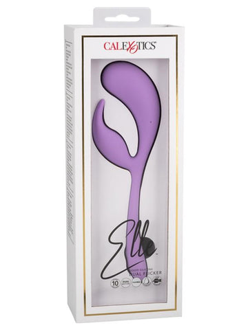 Elle Liquid Silicone Dual Flicker Rabbit Vibrator - Rabbit Vibrators