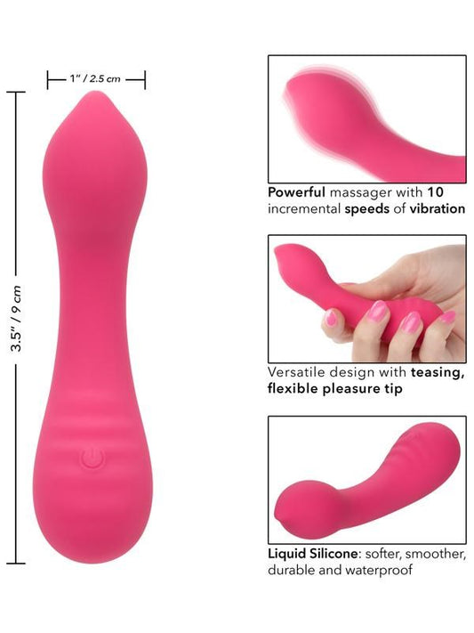 Liquid Silicone Pixies Teaser Rechargeable G-Spot Vibrator - G-Spot Vibrators