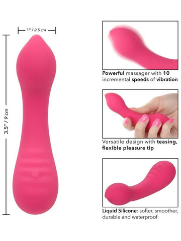 Liquid Silicone Pixies Teaser Rechargeable G-Spot Vibrator - G-Spot Vibrators