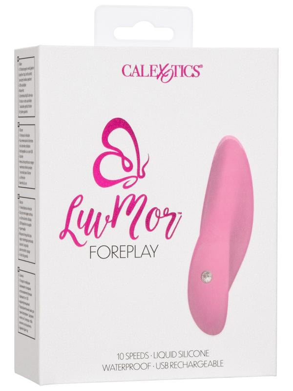 LuvMor Foreplay Rechargeable Clitoral Vibrator Clit Ticklers and Pulsators