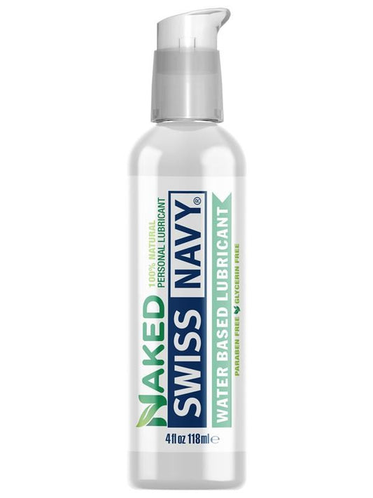 Swiss Navy NAKED - 100% Natural Intimate Lubricant - Water Based Lubes