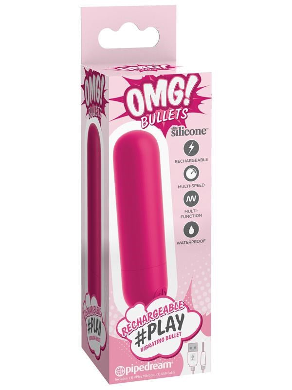 OMG Bullets Play Rechargeable Vibrating Bullet Massager Bullet Vibrators