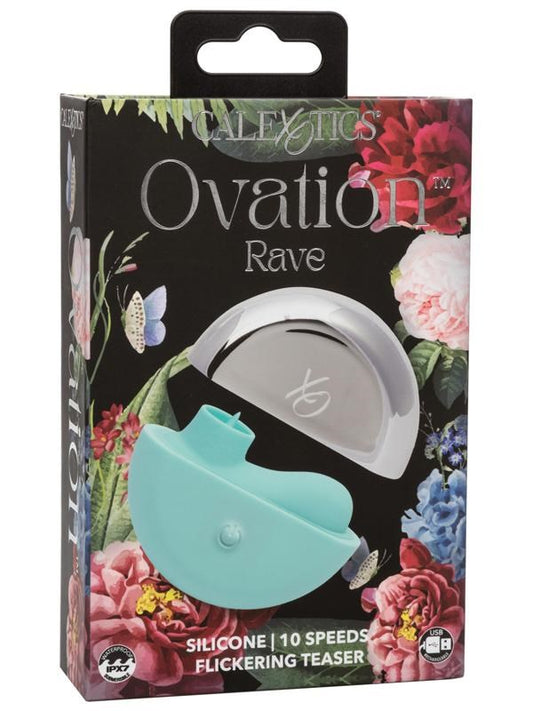 Ovation Rave 10 Functions Clitoral Vibrator - Clit Ticklers and Pulsators