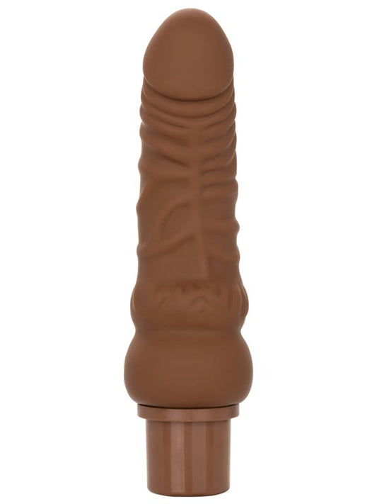 Rechargeable Power Stud Curvy Vibrating Dildo - Vibrating Dildos