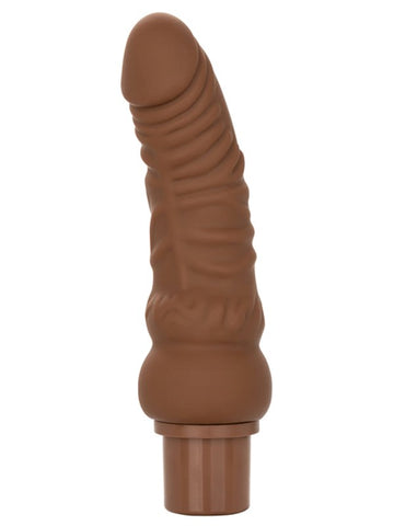 Rechargeable Power Stud Curvy Vibrating Dildo - Vibrating Dildos