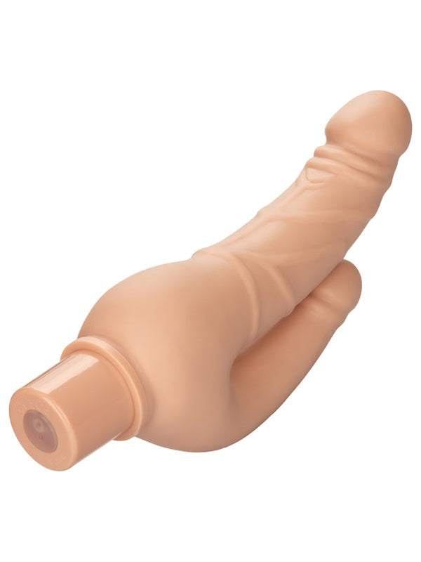 Rechargeable Power Stud Over and Under Dual Penetration Dildo Vibrating Dildos