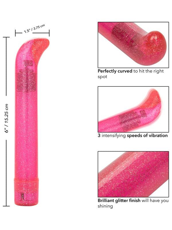 Sparkle Slim G-Vibe 3 Speed G-Spot Massager G-spot Vibrators