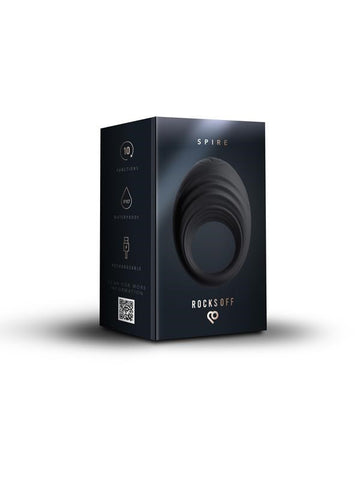 Spire Vibrating Liquid Silicone Cock Ring - Vibrating Cock Rings