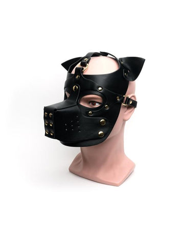 Plush Pup Bondage Hood - Immersive Puppy Play Experience - Bondage Hoods