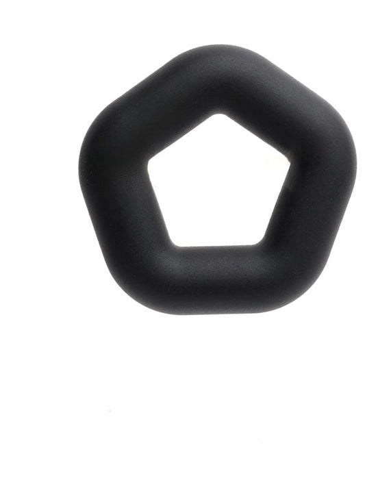 Ecstatic Exploration - The Innovative Pentagon Pleasure Ring - Stretchy Cock Rings