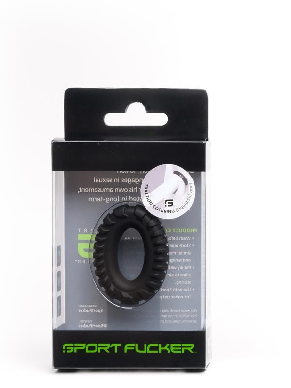 Sport Fucker Traction Flexible Silicone Cock Ring Stretchy Cock Rings