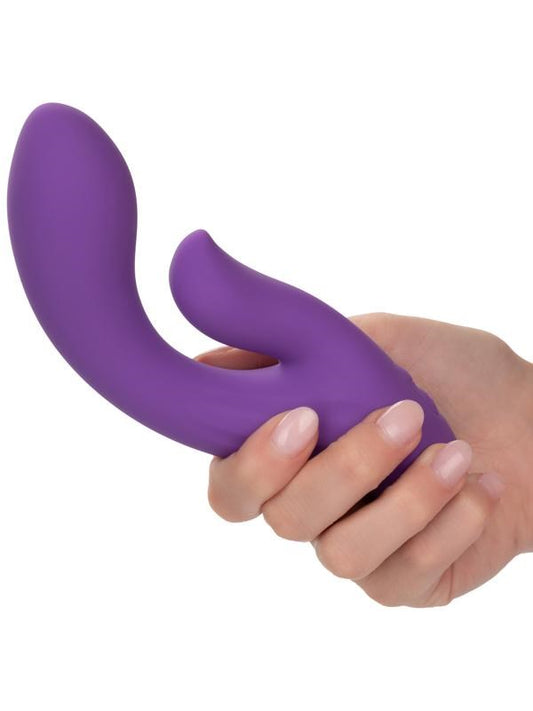 Stella Liquid Silicone Dual Pleaser Rechargeable Rabbit Massager - Rabbit Vibrators