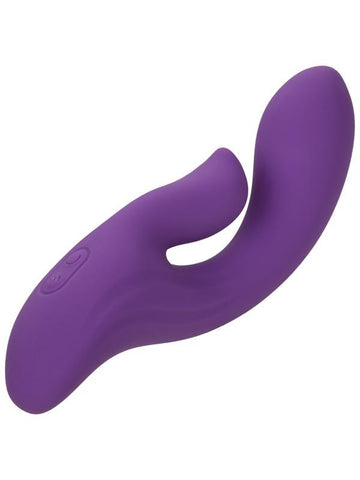 Stella Liquid Silicone Dual Pleaser Rechargeable Rabbit Massager - Rabbit Vibrators