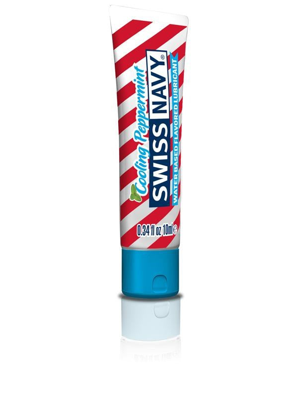 Swiss Navy Cooling Peppermint Water-Based Flavored Lubricant 10ml Water Based Lubes