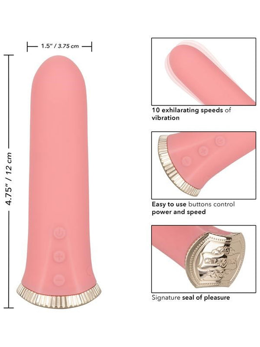 Uncorked Rose Rechargeable Bullet Vibrator - Bullet Vibrators