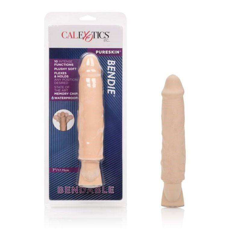 10 Function PureSkin Bendie Ivory Realistic Dildos