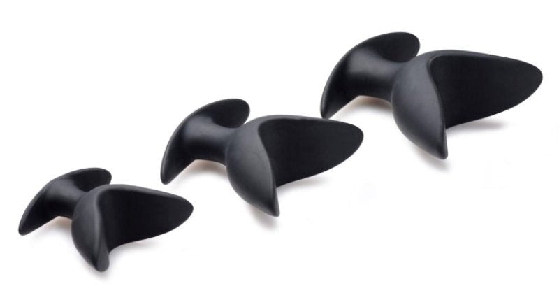 Ass Anchors 3 Piece Silicone Anal Anchor Set Sex Kits