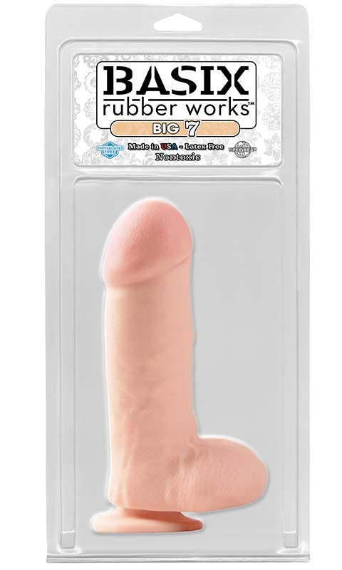 Basix Big 7 Inch Dong Realistic Dildos