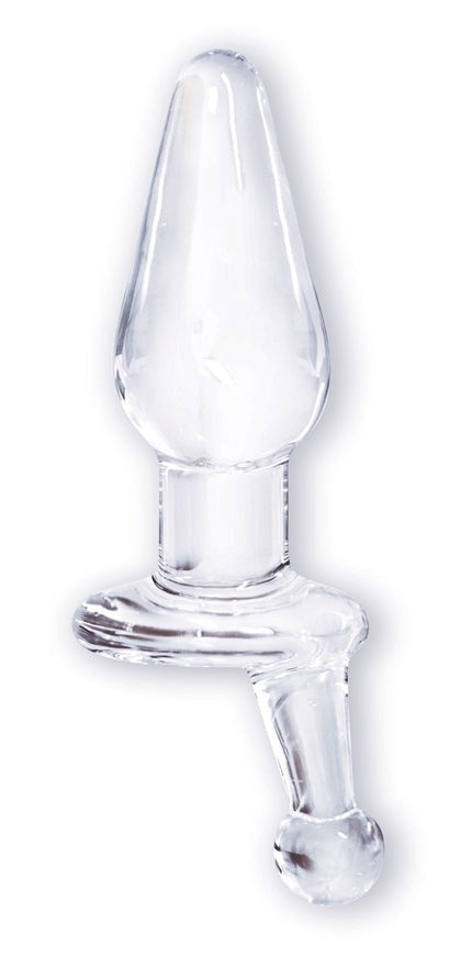 Buttman's Viewable Glass Butt Plug Bishop - Glass Sex Toys