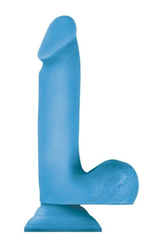 Colours 2X 6 in. Dual Density Blue - Realistic Dildos