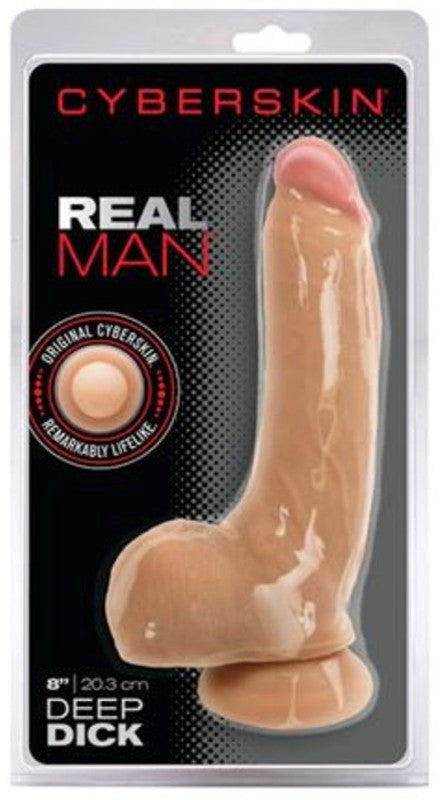 CyberSkin Real Man Deep Dick - Realistic Dildos