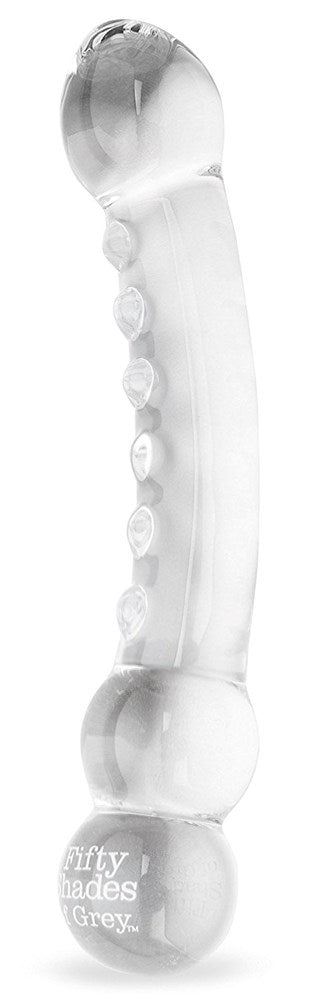 Drive Me Crazy Glass Massage Wand - Glass Sex Toys