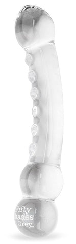 Drive Me Crazy Glass Massage Wand - Glass Sex Toys