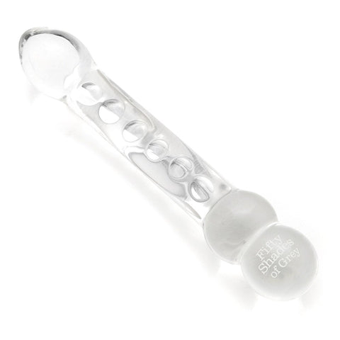 Drive Me Crazy Glass Massage Wand - Glass Sex Toys