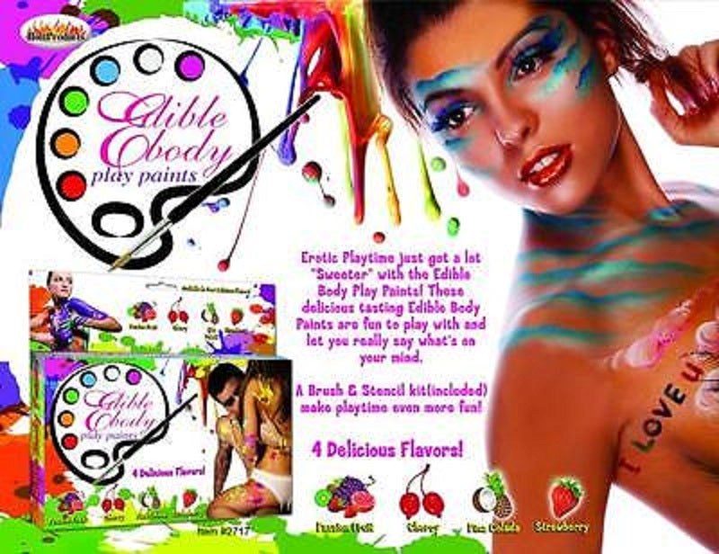 Edible Body Paints Massage Oils and Lubricants