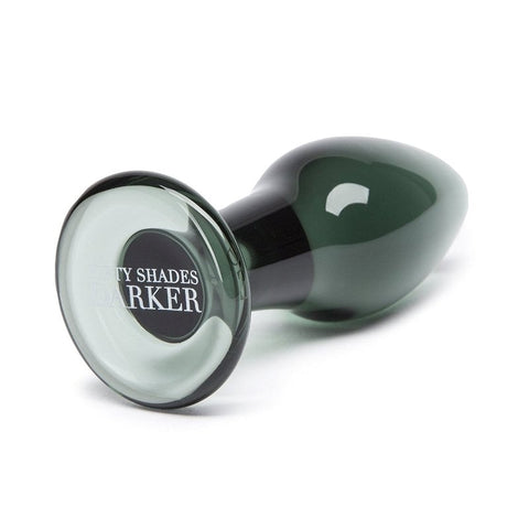 Fifty Shades Darker Something Darker Glass Butt Plug - Glass Sex Toys