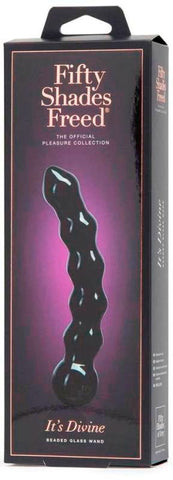 Fifty Shades Freed Its Divine Beaded Glass Wand - Glass Sex Toys