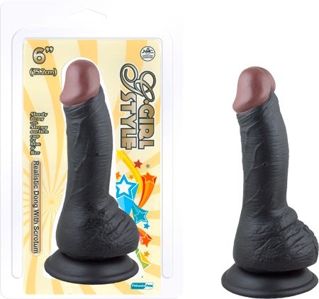 G-Girl Style Realistic Dong W/ Suction Cup 6" Dong 2 Realistic Dildos