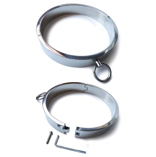 Heavy Stainless Steel Collar XL - Steel Sex Toys