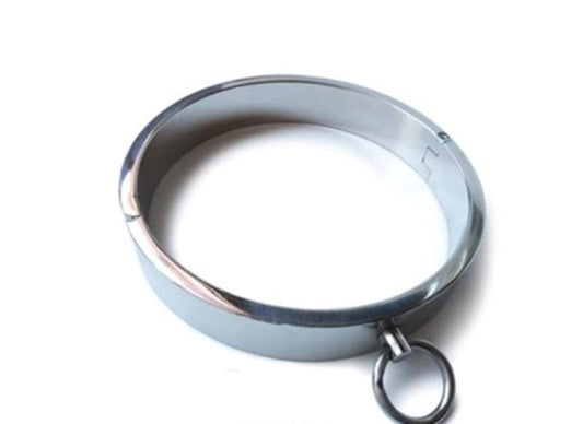 Heavy Stainless Steel Collar XL - Steel Sex Toys