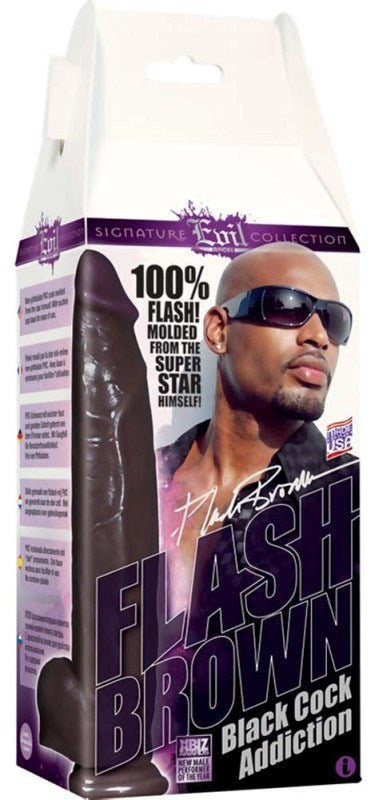 Icon Male Flash Brown Black Cock Addiction Realistic Dildos